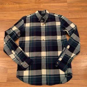 J Crew Plaid Oxford